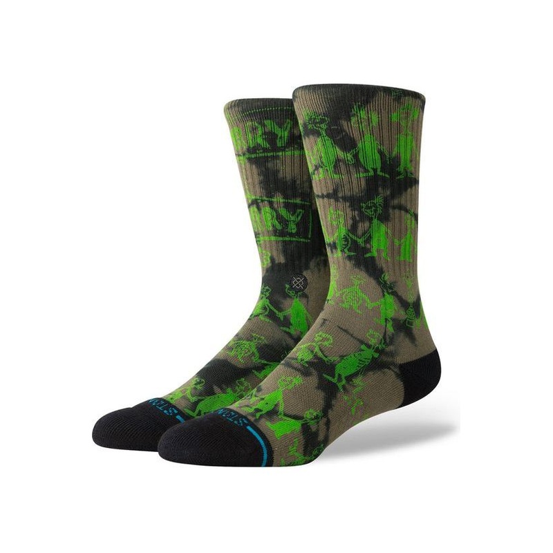 Stance Down In Whovile Crew Socks Black