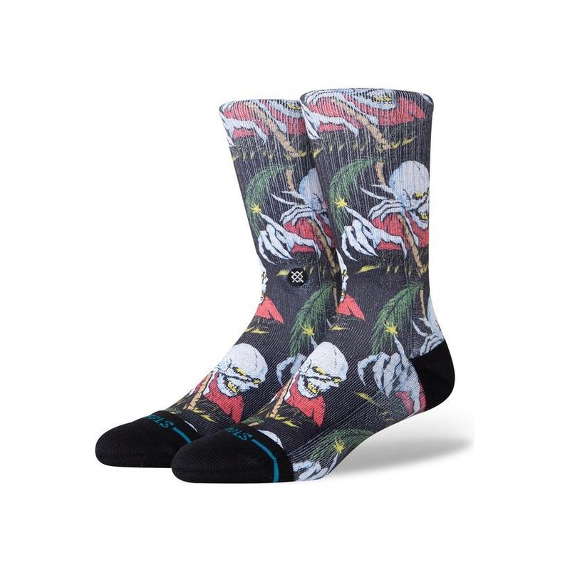 Stance Palm Slayer Crew Socks Black