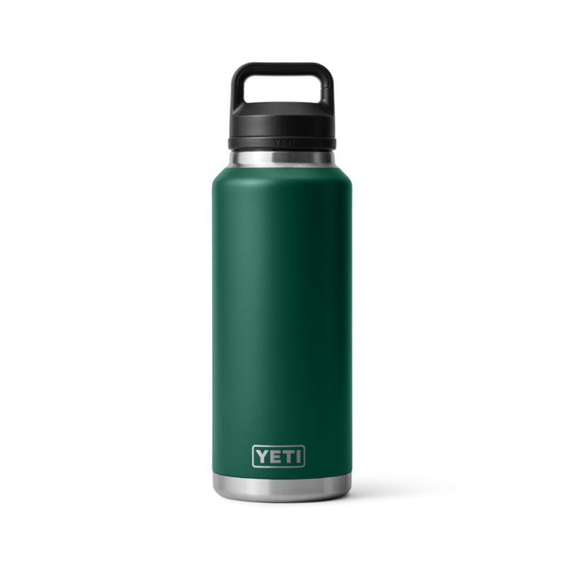 Yeti Rambler 46 Oz Bottle With Chug Cap Black Forest Green