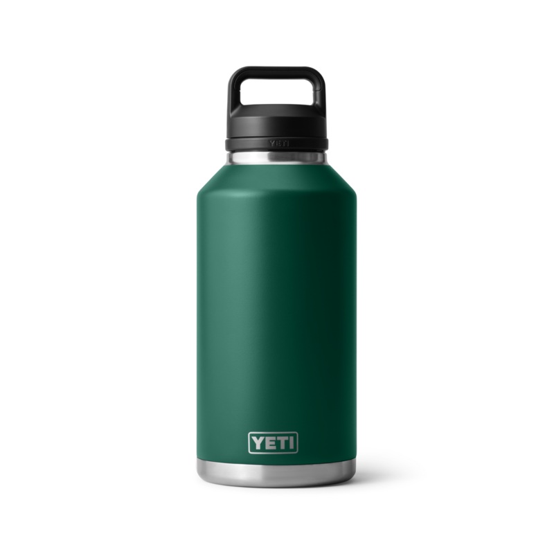 Yeti Rambler 64 Oz Bottle With Chug Cap Black Forest Green