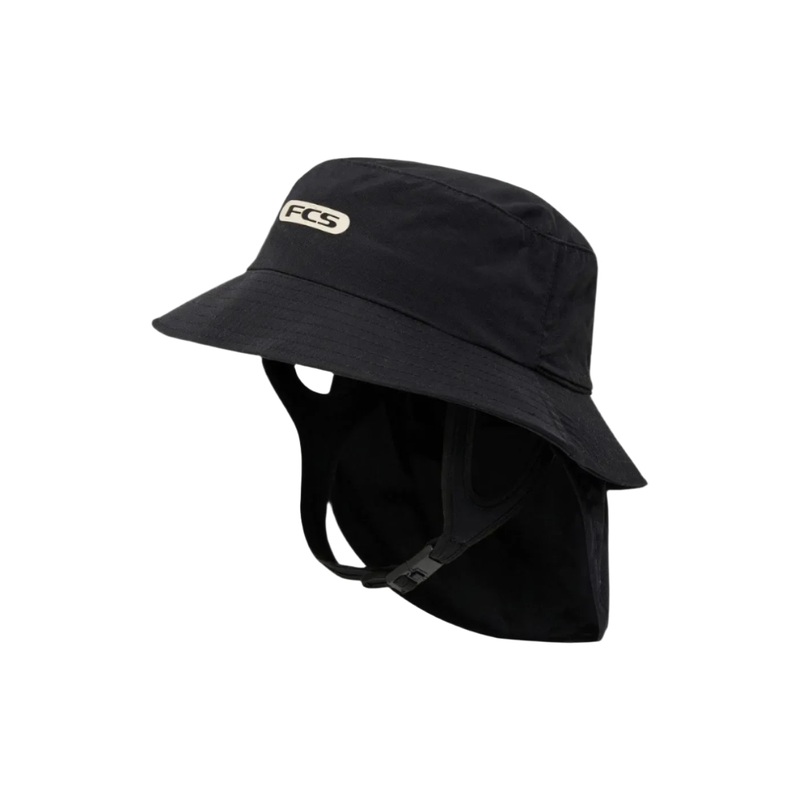 FCS Essential Surf Bucket Hat Black/Teal