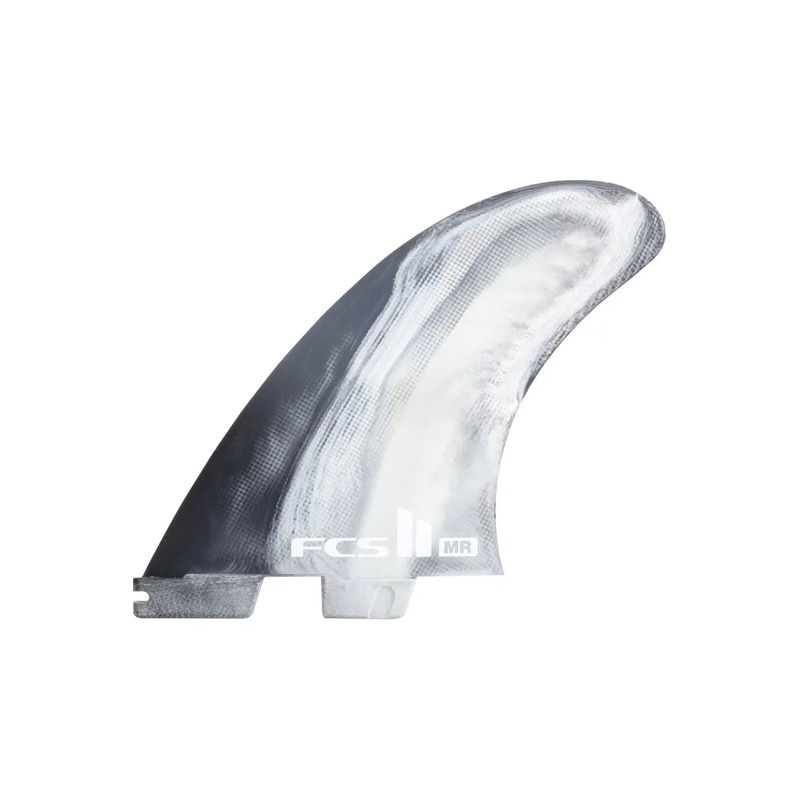 FCS II MR Twin+1 PC X Large Fins Black White