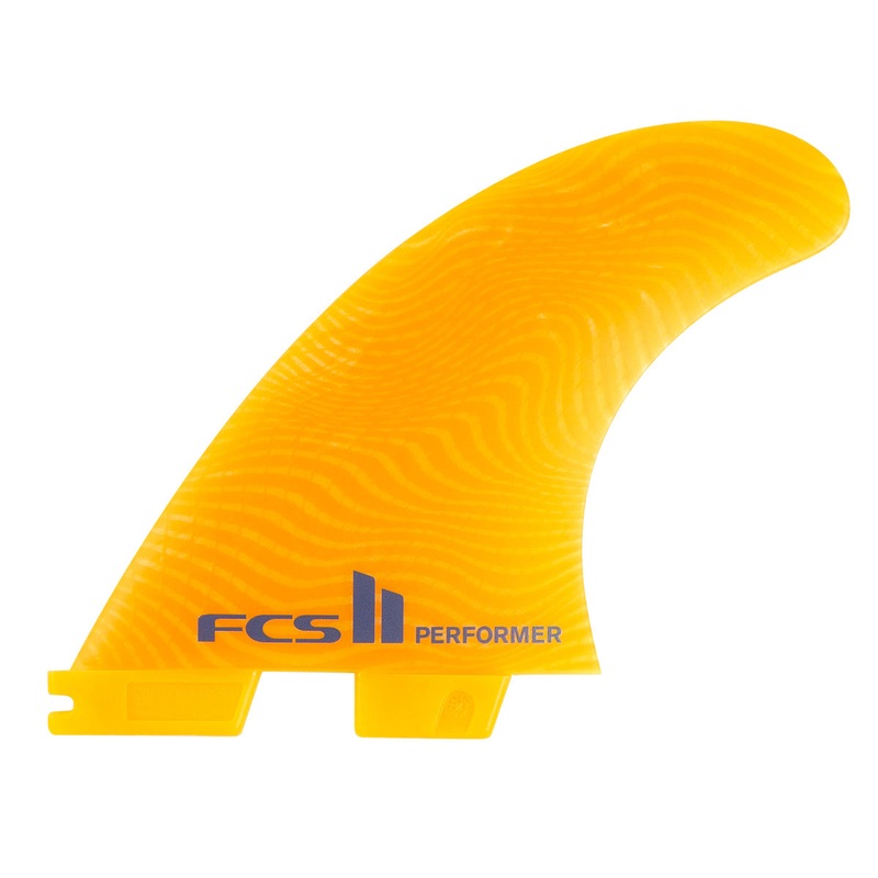FCS II Performer Neo Glass Medium Mango Tri Fins