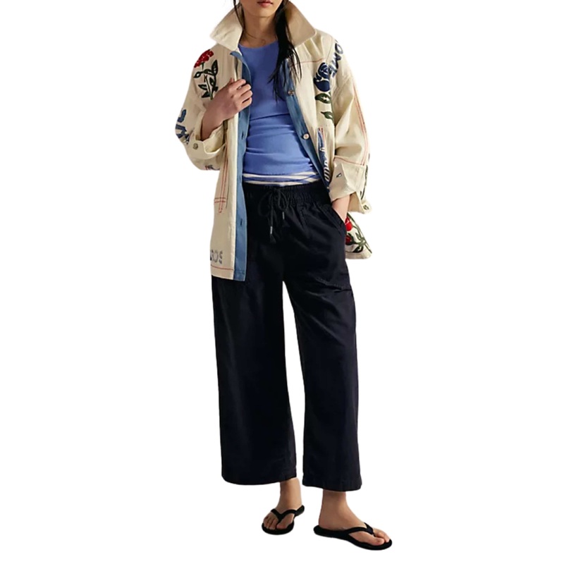 Free people Easy Peasy Pull On Jeans Black