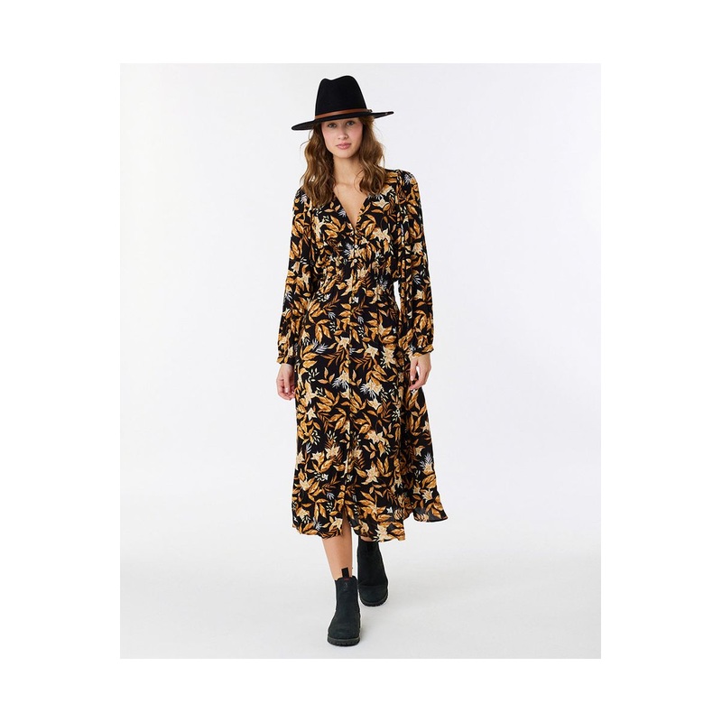 Rip Curl La Isla Long Sleeve Midi Dress