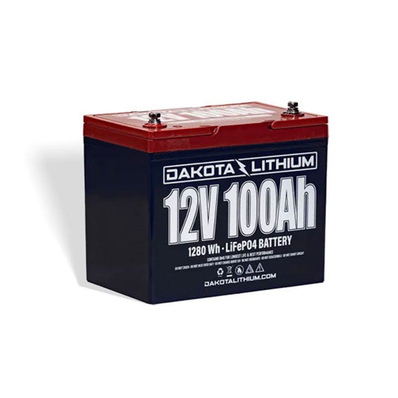 Dakota Lithium 12V 100AH Deep Cycle LiFePO4 Battery