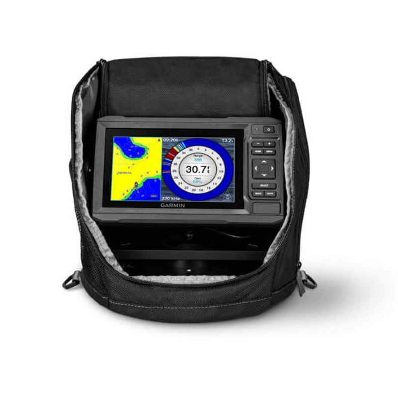 Garmin ECHOMAP UHD 63cv Ice Fishing Bundle