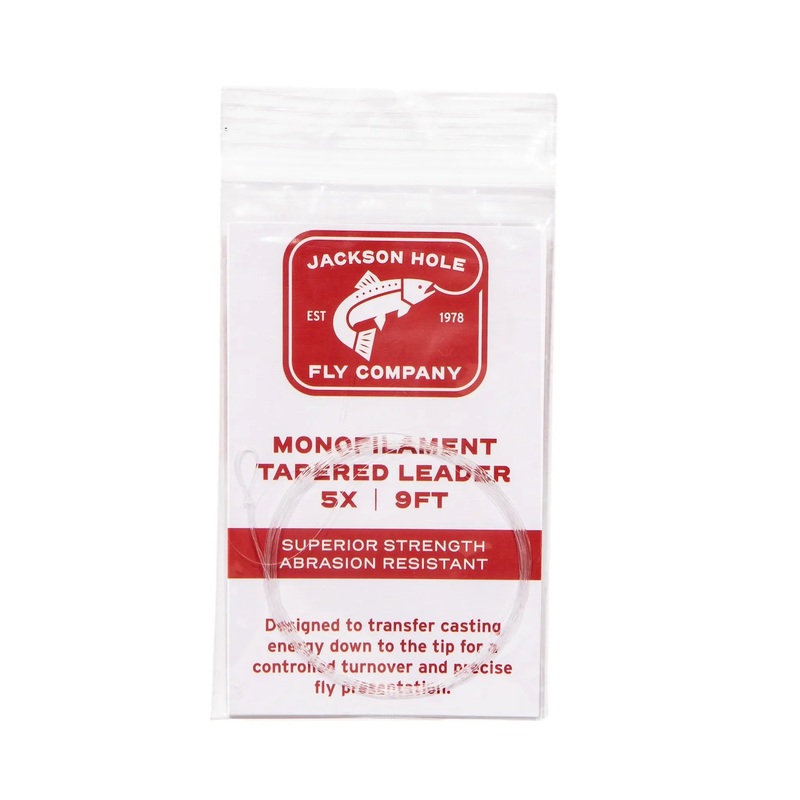 Jackson Hole Fly Company Monofilament Nylon Tapered Leader – 3 Pack