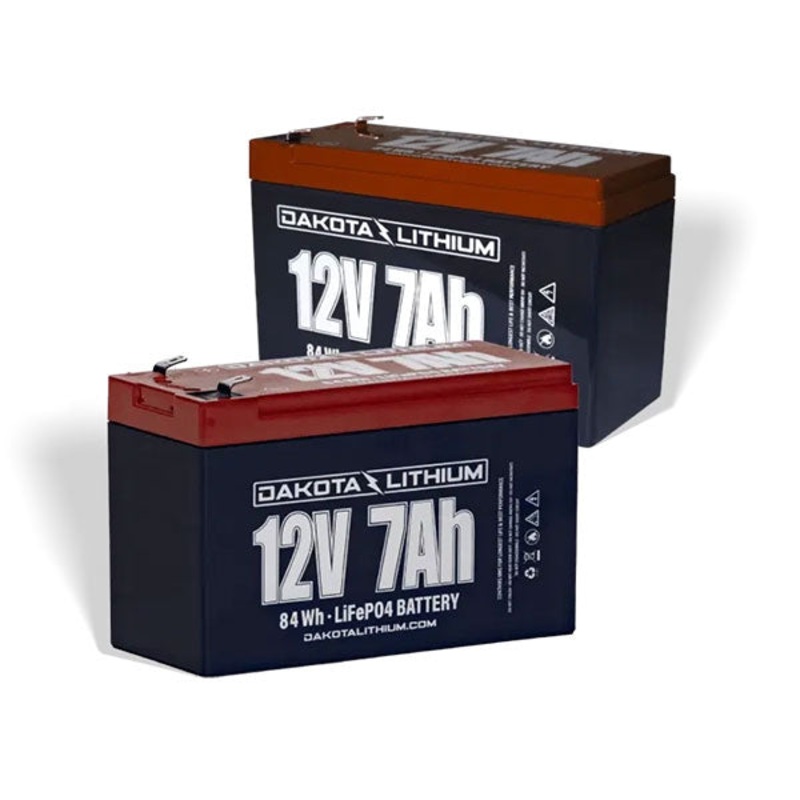 Dakota Lithium 12V 14AH LiFePO4 Battery Twin Pack