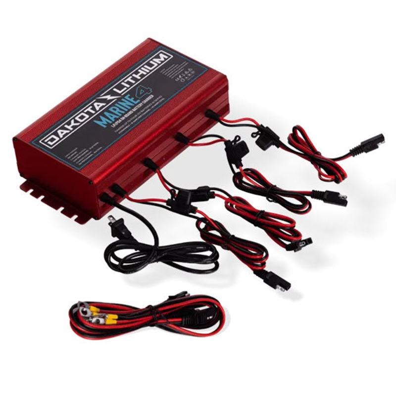 Dakota Lithium Marine 4 Bank 12V 40A Onboard Lithium Battery Charger
