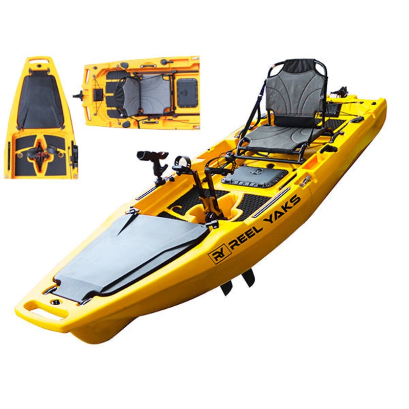 ReelYaks Rocket 9.8ft Modular Pedal Fishing Kayak