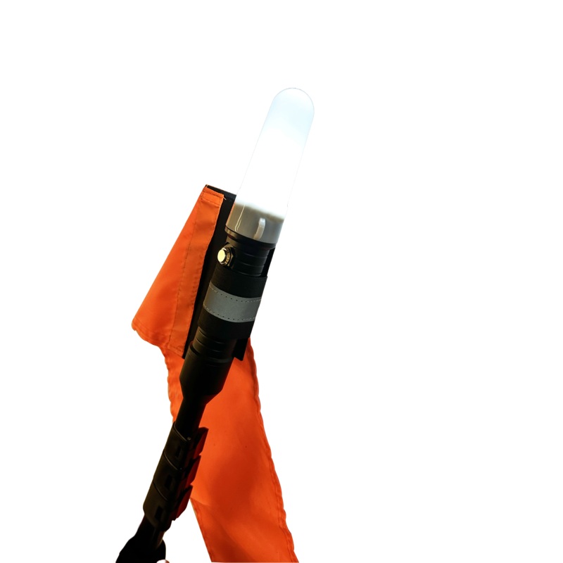 YakGadget BeaconFlex – Telescopic Visibility Safety Light/Flag System