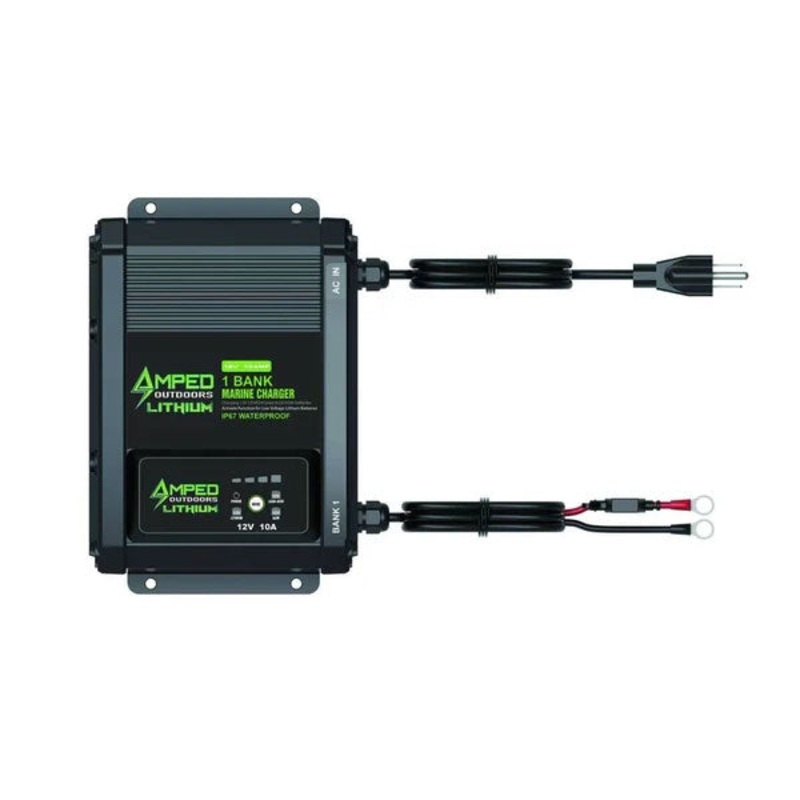 Amped Outdoors 1 Bank 10A 12V On-Board Battery Charger