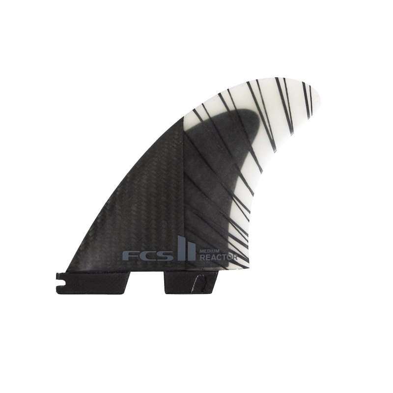 FCS | FCS II Reactor PC Carbon Black/Charcoal Tri Fin Set