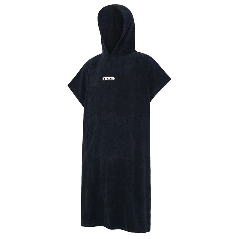 FCS | Junior Towel Poncho – Black