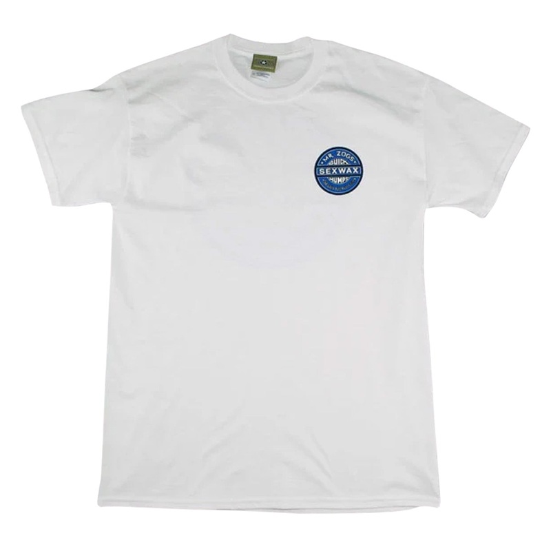 Sex Wax Tee Shirt L QuikHumps White Blue Second Choix 9878