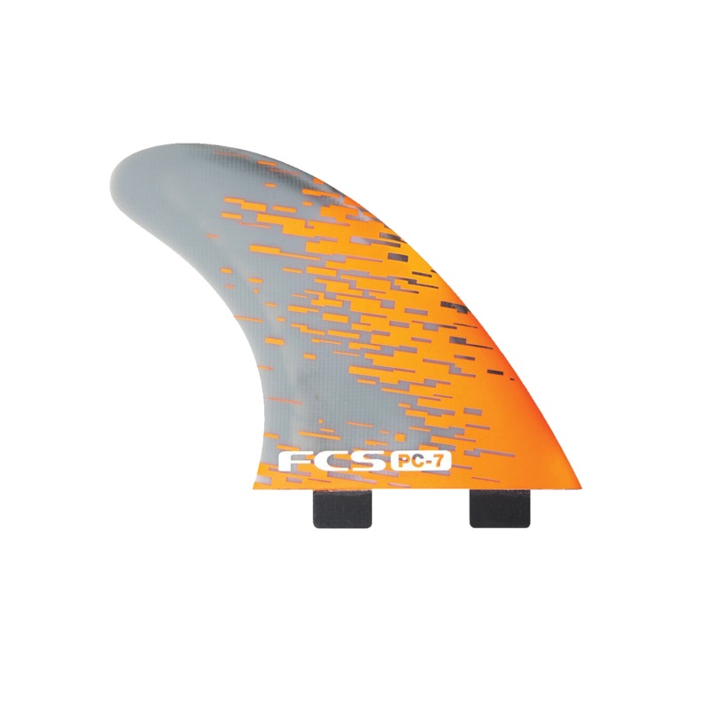 FCS | Fin PC7 Orange Smoke Tri Fin Set