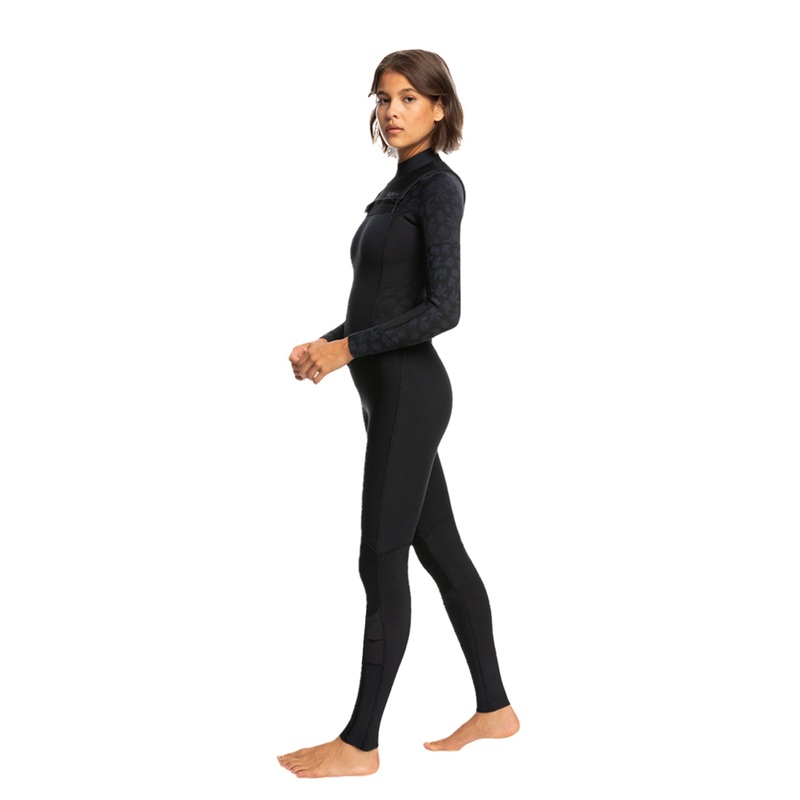 Roxy | Integrale Femme Swell Series 3/2 Chest Zip – Black