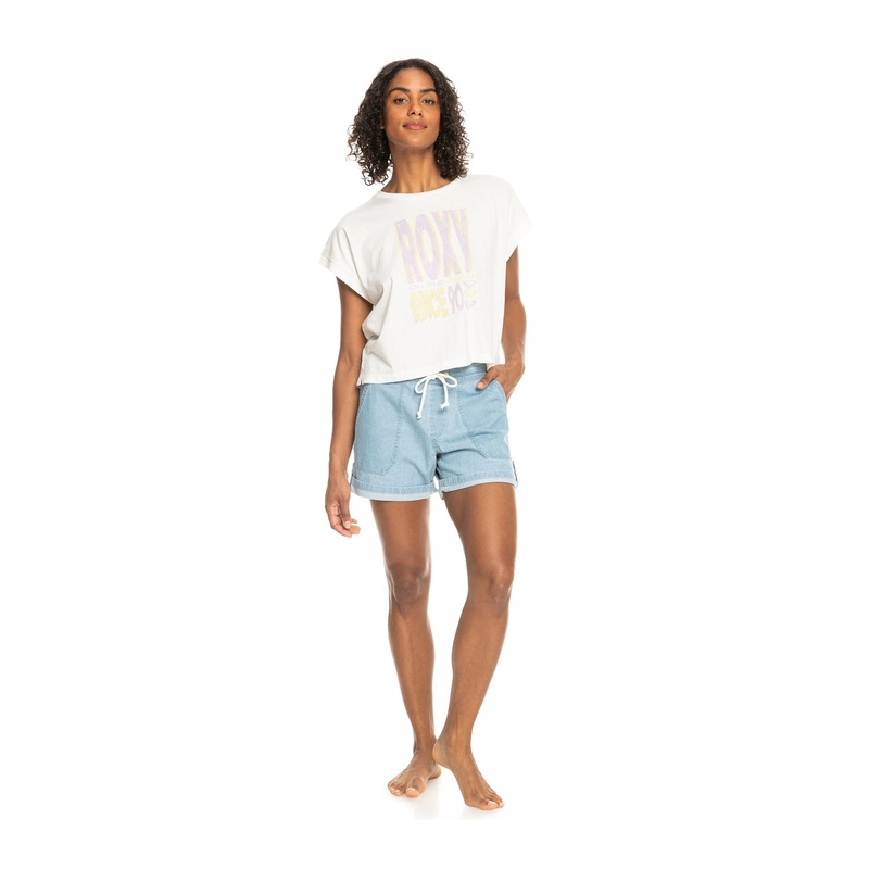 Roxy | Short En Jean Milady Beach Regular – Light Blue