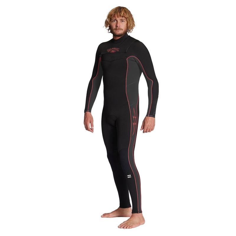 Billabong | Integrale Homme Absolute 4/3 Chest Zip – Black Grey