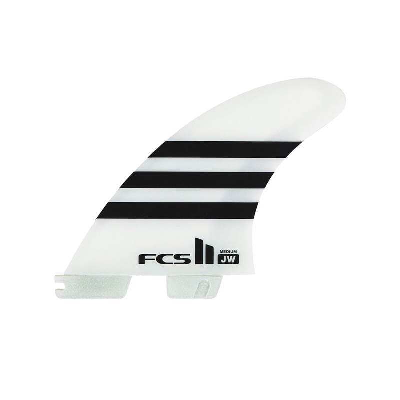 FCS | FCS II Jw PC Black/White Tri Fin Set