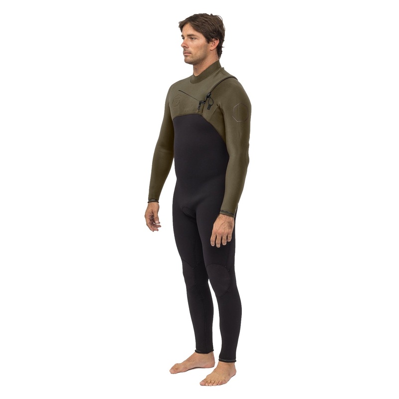 Vissla | Integrale High Seas II Homme Chest Zip 4/3 – Army