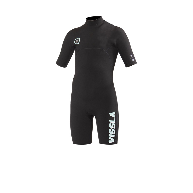 Vissla | Shorty Boys 2-2 Flat Lock – Black