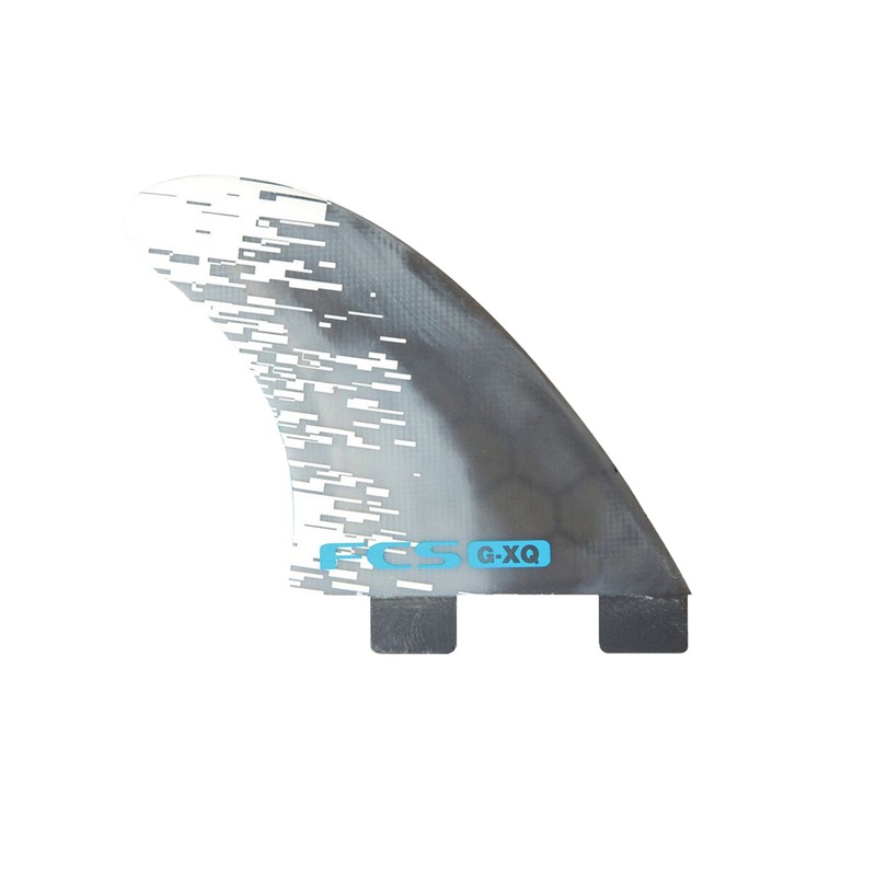 FCS | Fin Gx-Q Side Or Quad Rear Blue Smoke