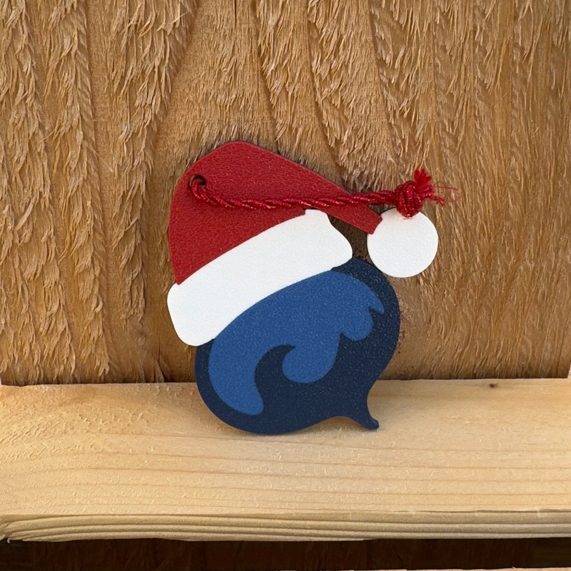 Rutabaga Santa Hat Ornament