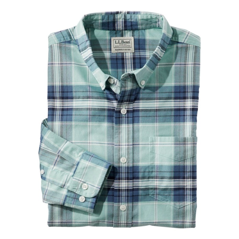 Comfort Stretch Oxford Long Sleeve Slightly Fitted Men’s Regular