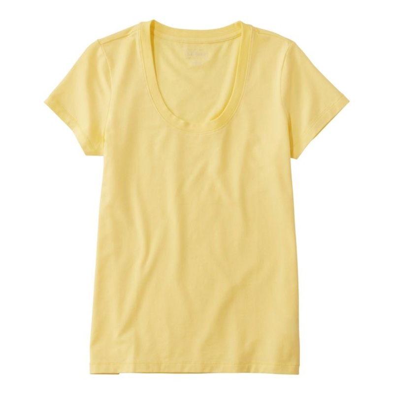 Soft Stretch Supima Tee Scoopneck Short Sleeve Women’s Regular