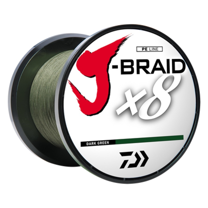 J-BRAID GRAND 8X 150yds Dark Green 65lb