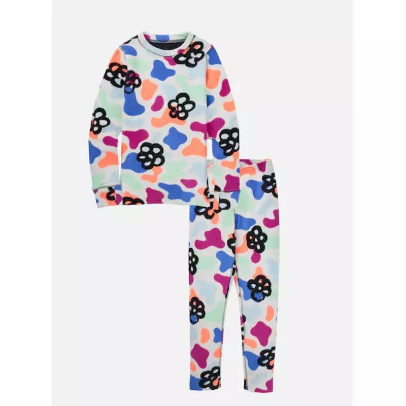 Burton Kids’ Fleece Base Layer Set Flora Mirage