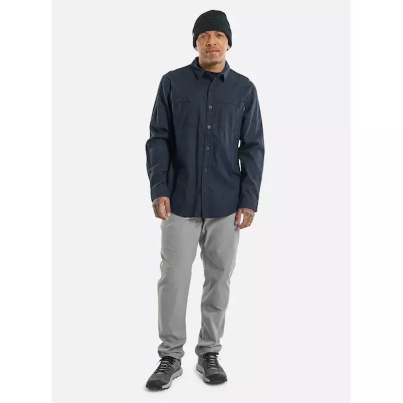 Burton Men’s Favorite Long Sleeve Flannel True Black