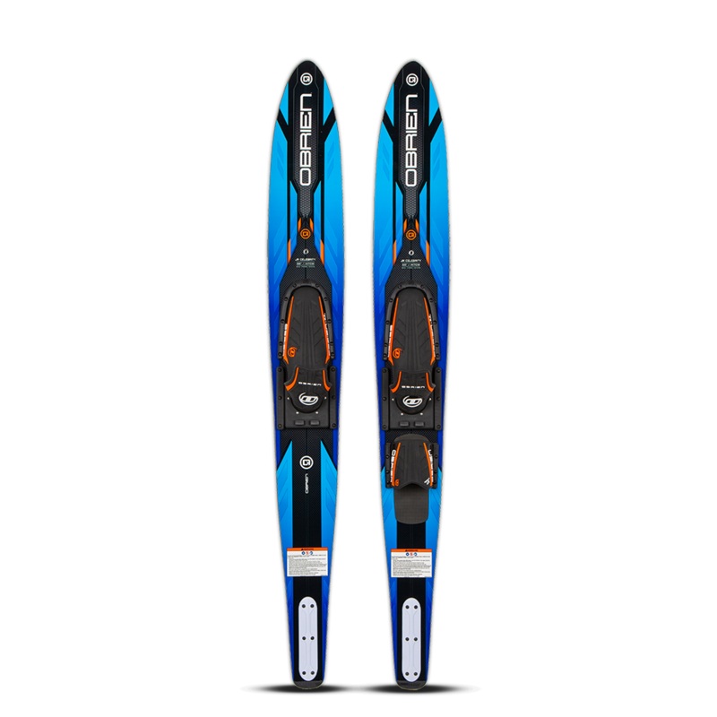 Obrien 2025 Celebrity JR Combo Waterskis w/ X7 bindings-64″ Aqua