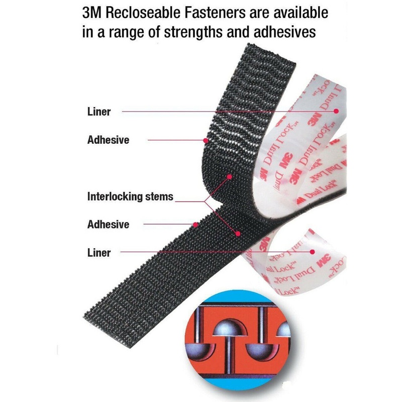 3M Dual Lock Type 400 Tape – per Foot