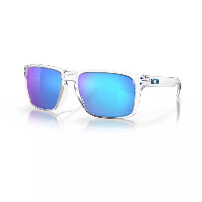 Oakley Holbrook XL Polished Clear W/ Prizm Sapphire Iridium Polar