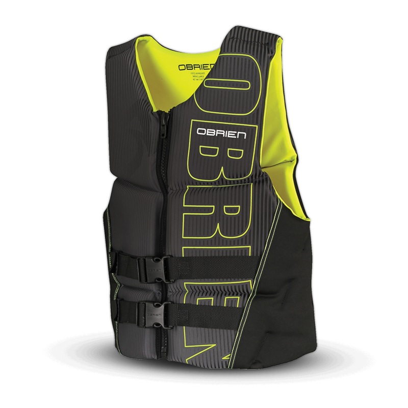 OBrien Flex V Back CGA Wake Vest-Yellow
