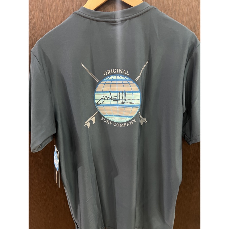 ONeill Graphic UPF 50+ Short Sleeve Sun Shirt Cadet Blue