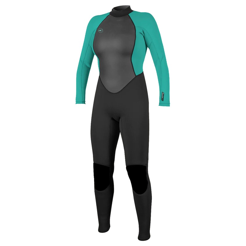 ONeill Womens Reactor -2 2mm Full Back Zip Black/Lt Aqua