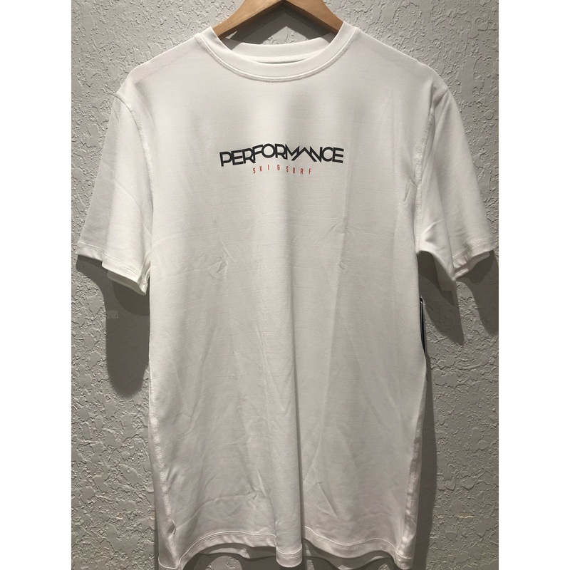 Performance Boy’s Hybrid S/S Rash-White