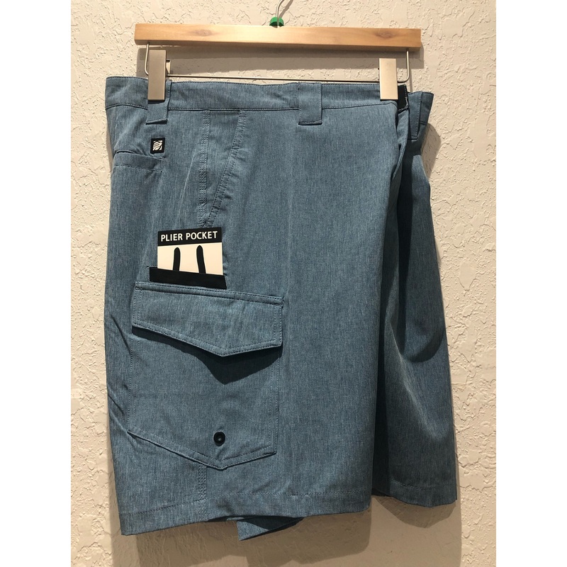 Performance Strike Hybrid Short-Heather Blue