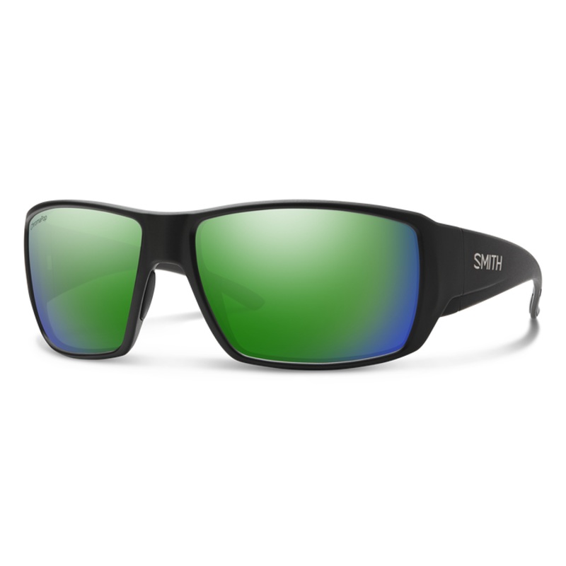 Smith Guides Choice Matte Black / Chroma Pop Glass Polar Green Mirror
