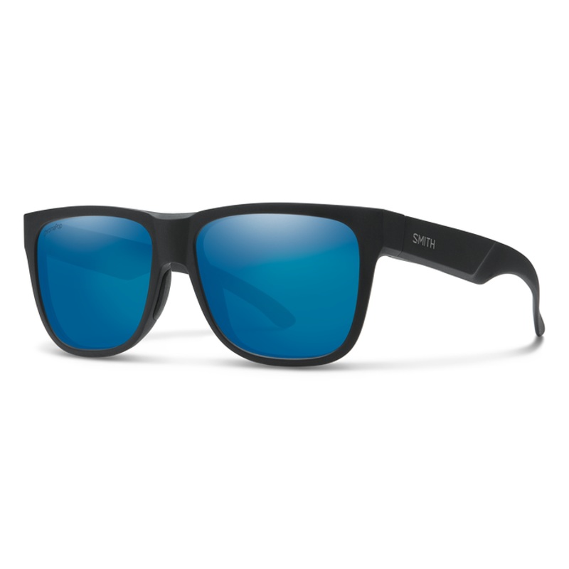 Smith Lowdown 2 Matte Black / Croma Pop Polar Blue Mirror