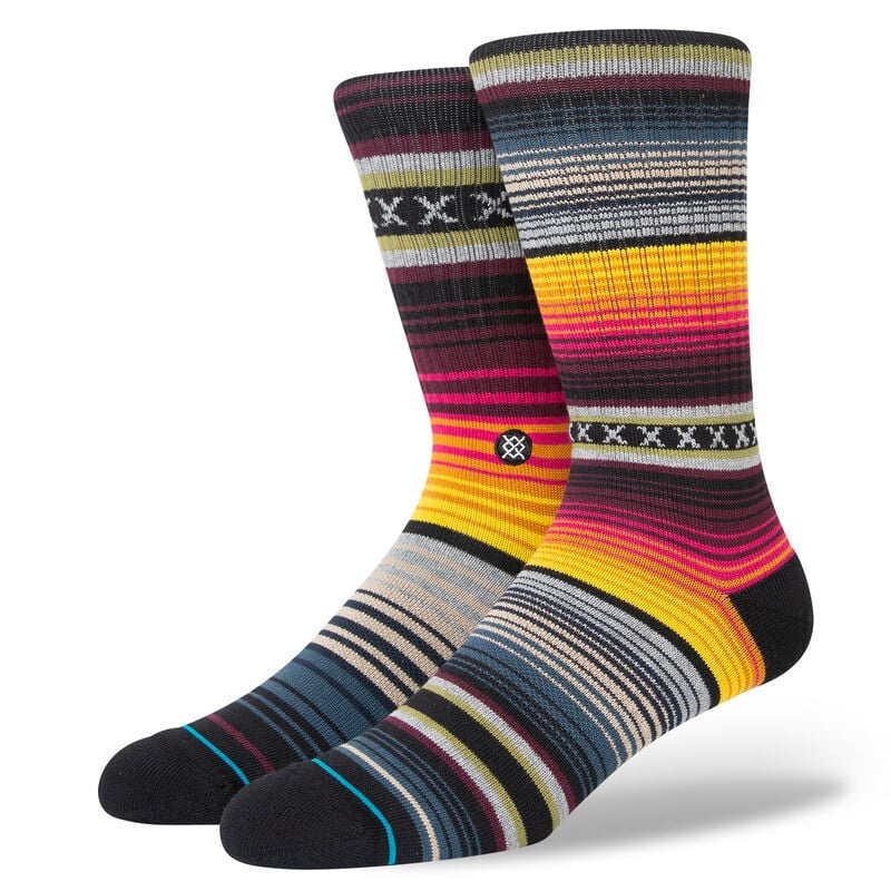 Stance Curren St Crew Sock Burgundy
