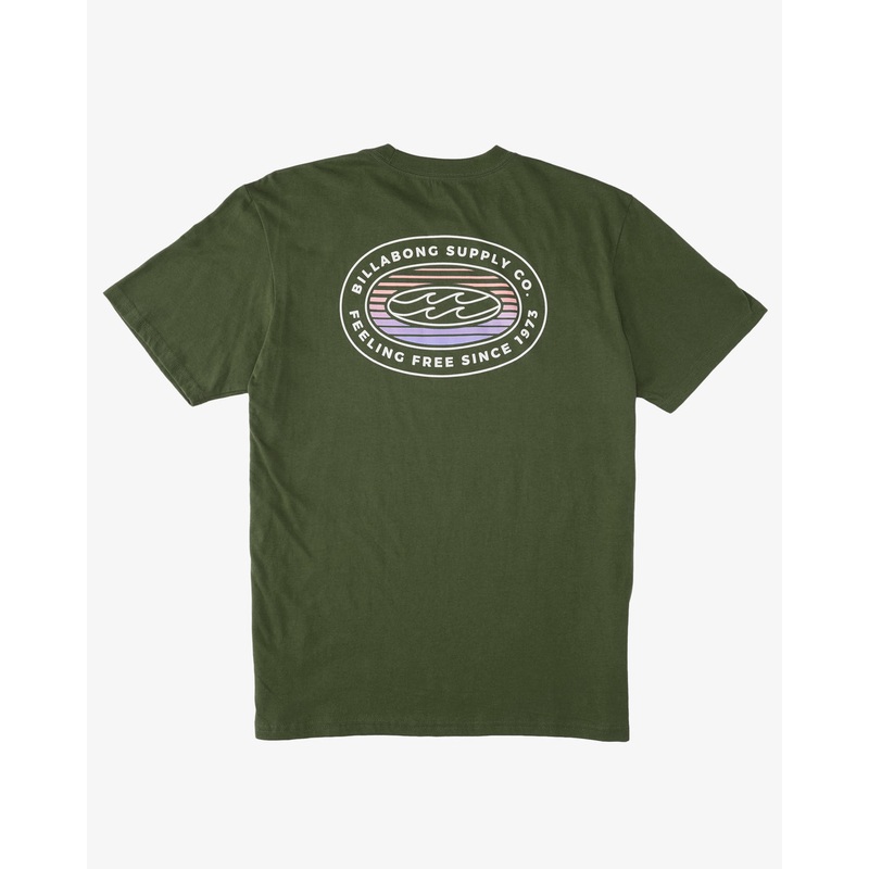 Billabong Artic T Shirt- Washed Olive (GNR0)