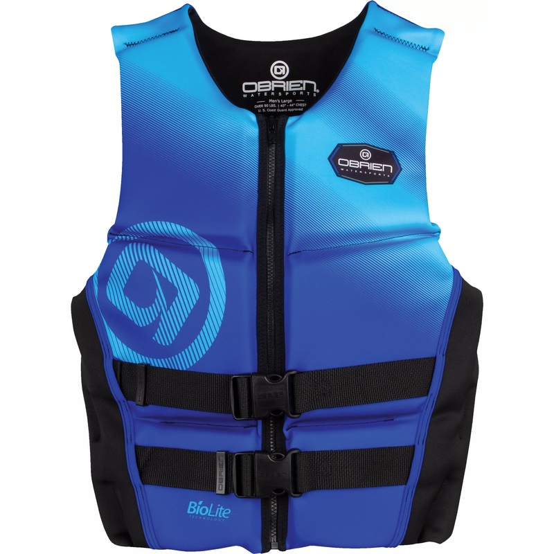 OBrien 2024 Men’s Flex V-Back LTD Neoprene CGA Wake Vest Blue