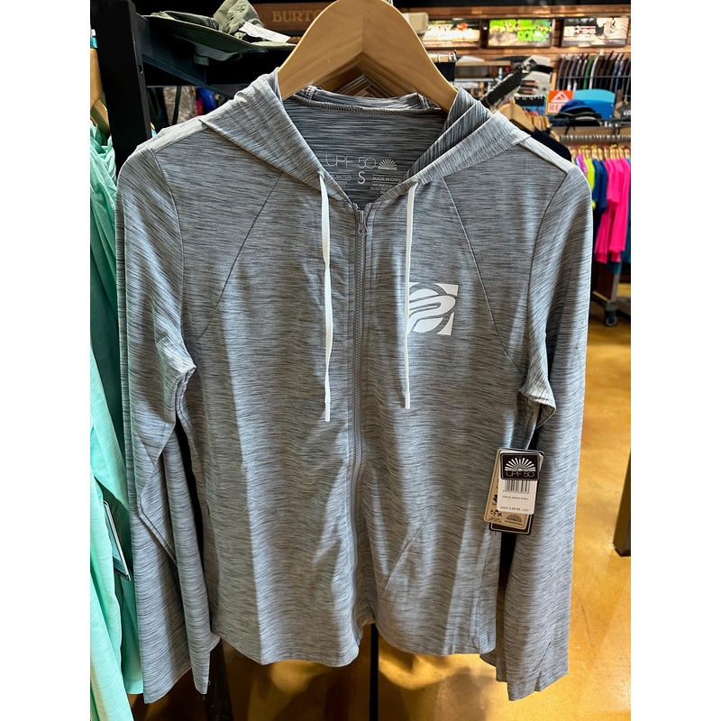 Performance Cabana Daze Long Sleeve Zip Hoody Heather Grey