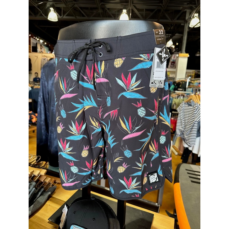 Performance Canyon Boardshort Black