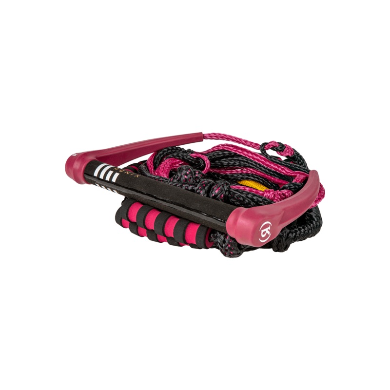 Ronix 2025 Women’s Silicone Bungee Surf Rope with 11 in. Handle. with 25ft 4-Sect. Rope